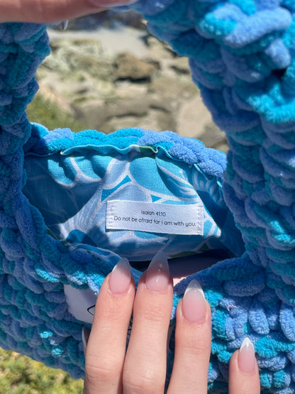 The Love Bag in Ocean Blue