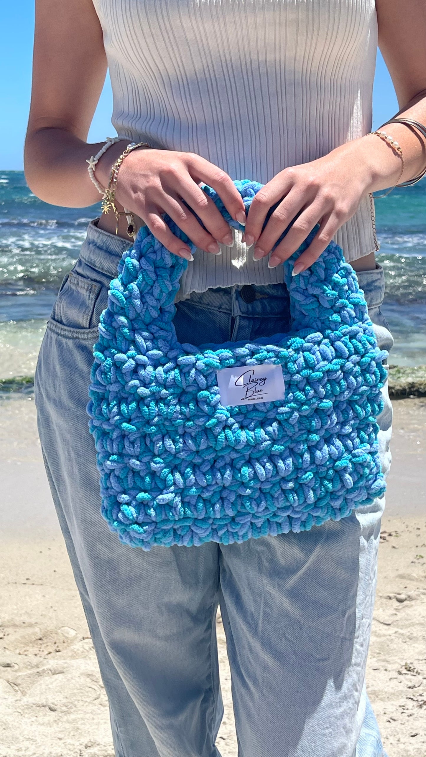 The Love Bag in Ocean Blue