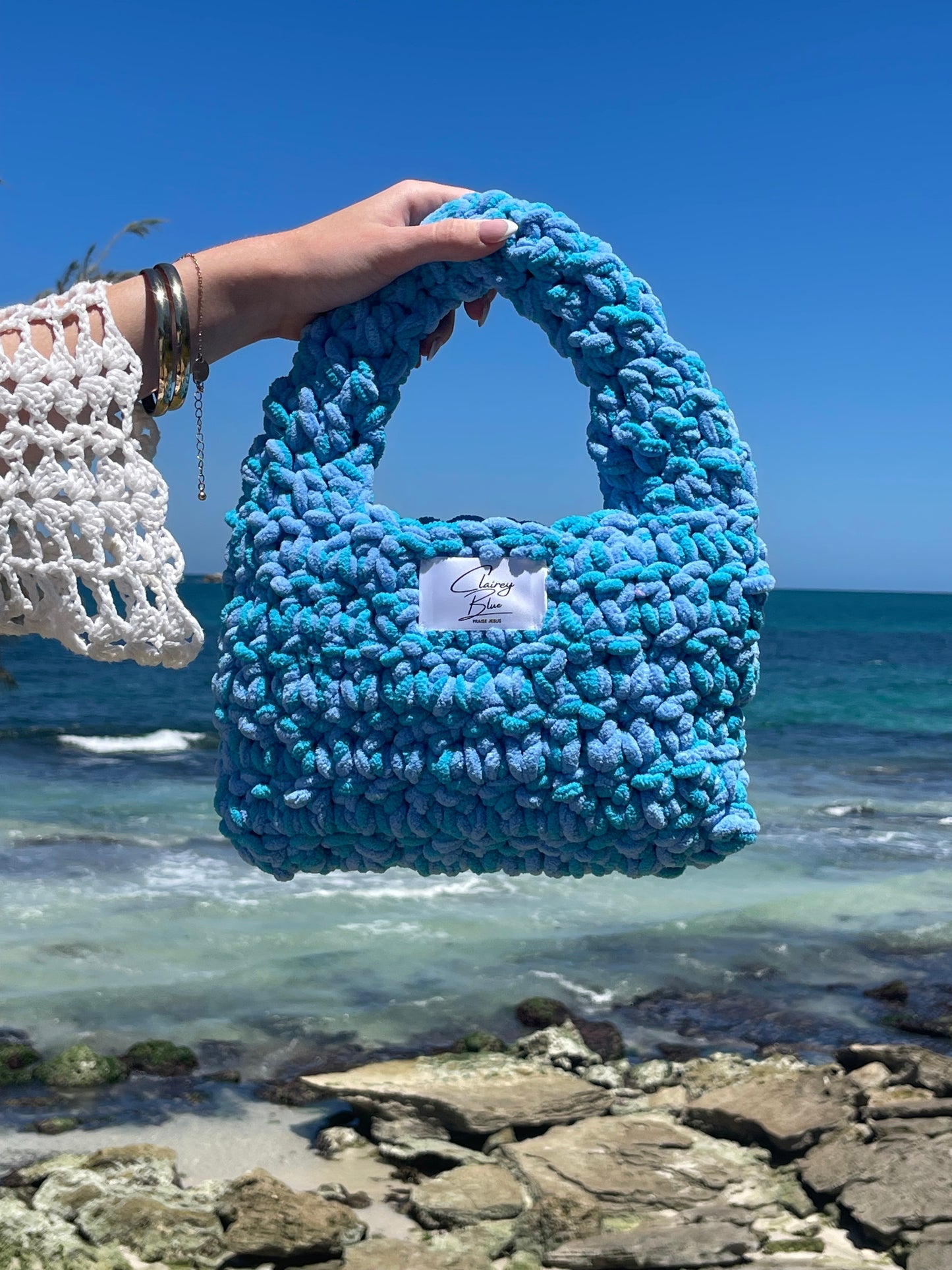 The Love Bag in Ocean Blue