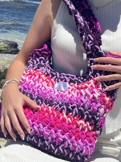 The Good Bag in Multi Pink