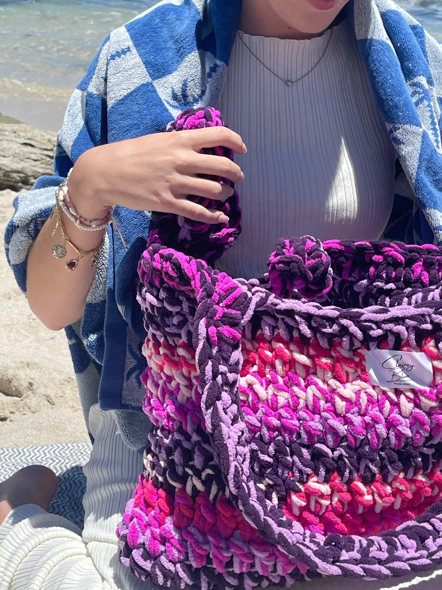 The Good Bag in Multi Pink